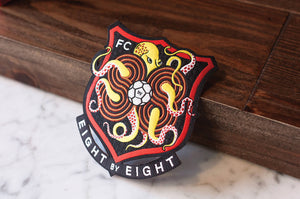 Eight by Eight FC Badge (red/yellow)